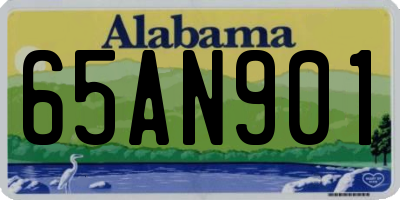 AL license plate 65AN901