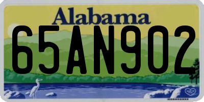 AL license plate 65AN902