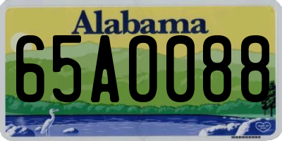 AL license plate 65AO088