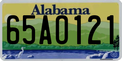 AL license plate 65AO121