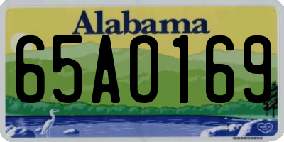AL license plate 65AO169