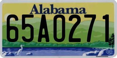 AL license plate 65AO271