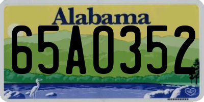 AL license plate 65AO352