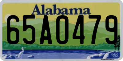 AL license plate 65AO479
