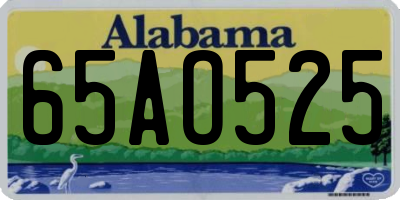 AL license plate 65AO525