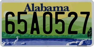 AL license plate 65AO527