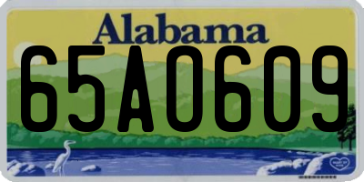 AL license plate 65AO609
