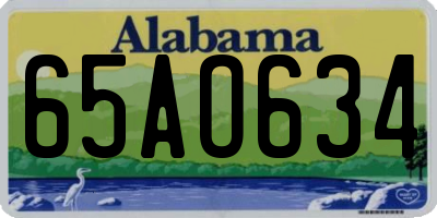 AL license plate 65AO634