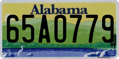 AL license plate 65AO779