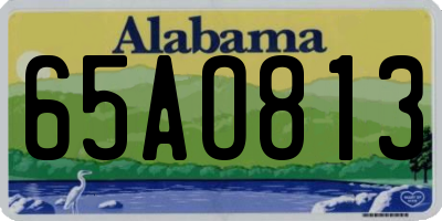 AL license plate 65AO813
