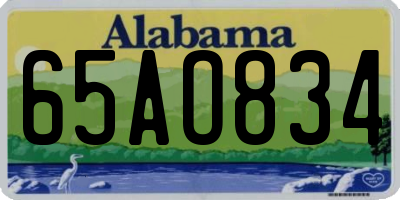 AL license plate 65AO834