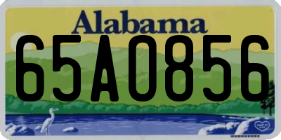 AL license plate 65AO856
