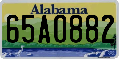 AL license plate 65AO882