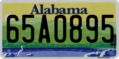 AL license plate 65AO895