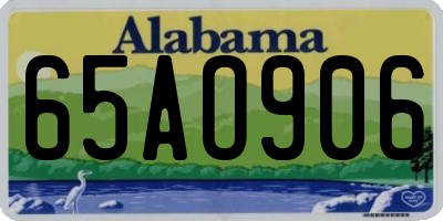 AL license plate 65AO906