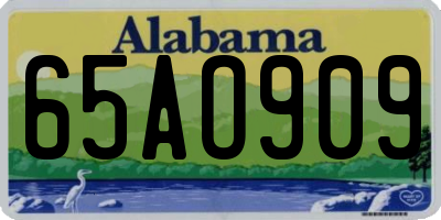 AL license plate 65AO909
