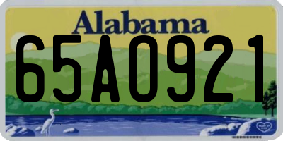 AL license plate 65AO921