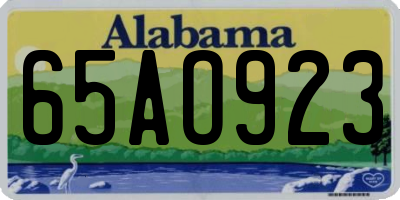 AL license plate 65AO923