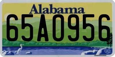 AL license plate 65AO956