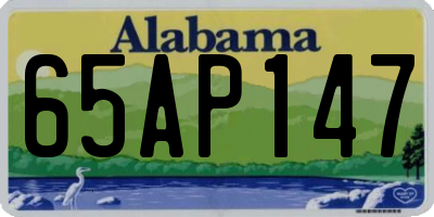 AL license plate 65AP147