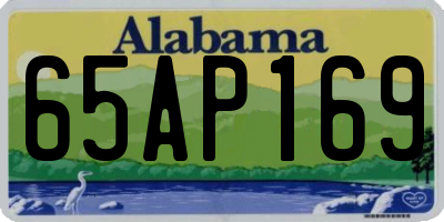 AL license plate 65AP169