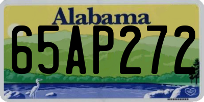 AL license plate 65AP272