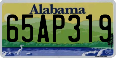 AL license plate 65AP319
