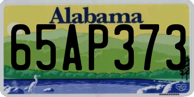 AL license plate 65AP373