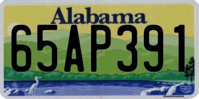 AL license plate 65AP391