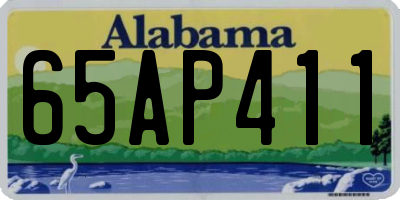 AL license plate 65AP411