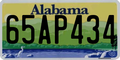 AL license plate 65AP434