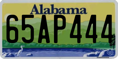 AL license plate 65AP444