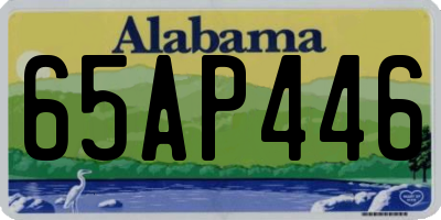 AL license plate 65AP446