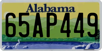 AL license plate 65AP449