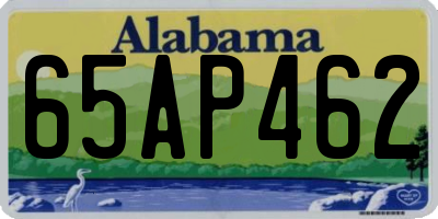 AL license plate 65AP462
