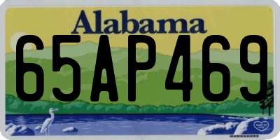 AL license plate 65AP469