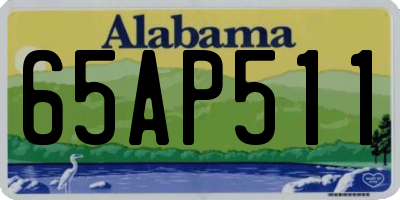 AL license plate 65AP511