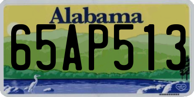 AL license plate 65AP513