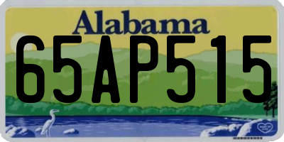 AL license plate 65AP515