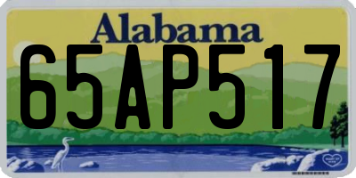 AL license plate 65AP517