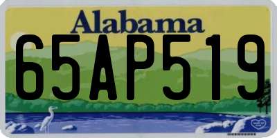 AL license plate 65AP519