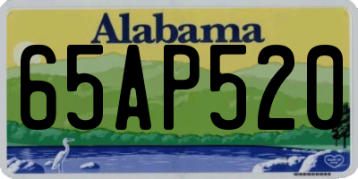 AL license plate 65AP520