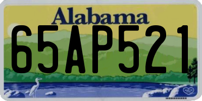 AL license plate 65AP521