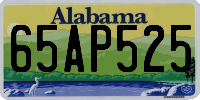 AL license plate 65AP525