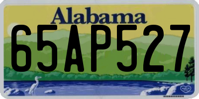 AL license plate 65AP527