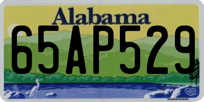 AL license plate 65AP529