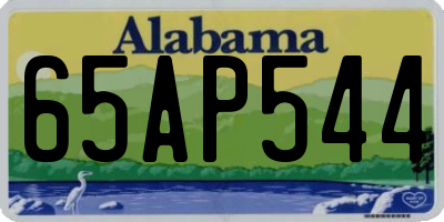 AL license plate 65AP544