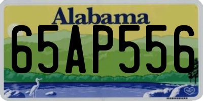 AL license plate 65AP556