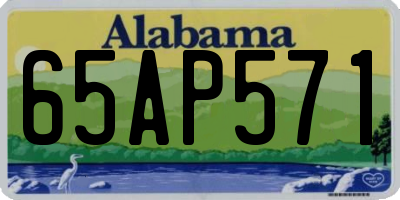 AL license plate 65AP571