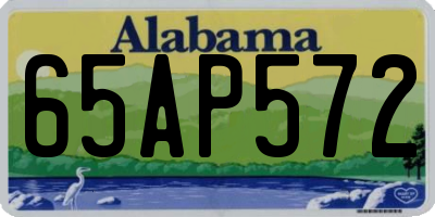 AL license plate 65AP572